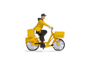 Post, Postfiets + Figuur Tiny-Scenes