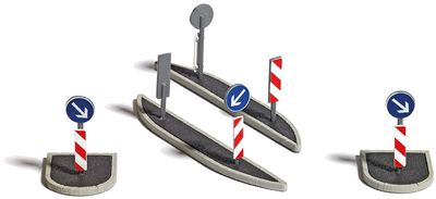 H0 Verkeerseilanden, bouwpakket H0 Verkeerseilanden, bouwpakket