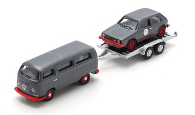 VW T2 Bus + trailer & VW Golf I GTI