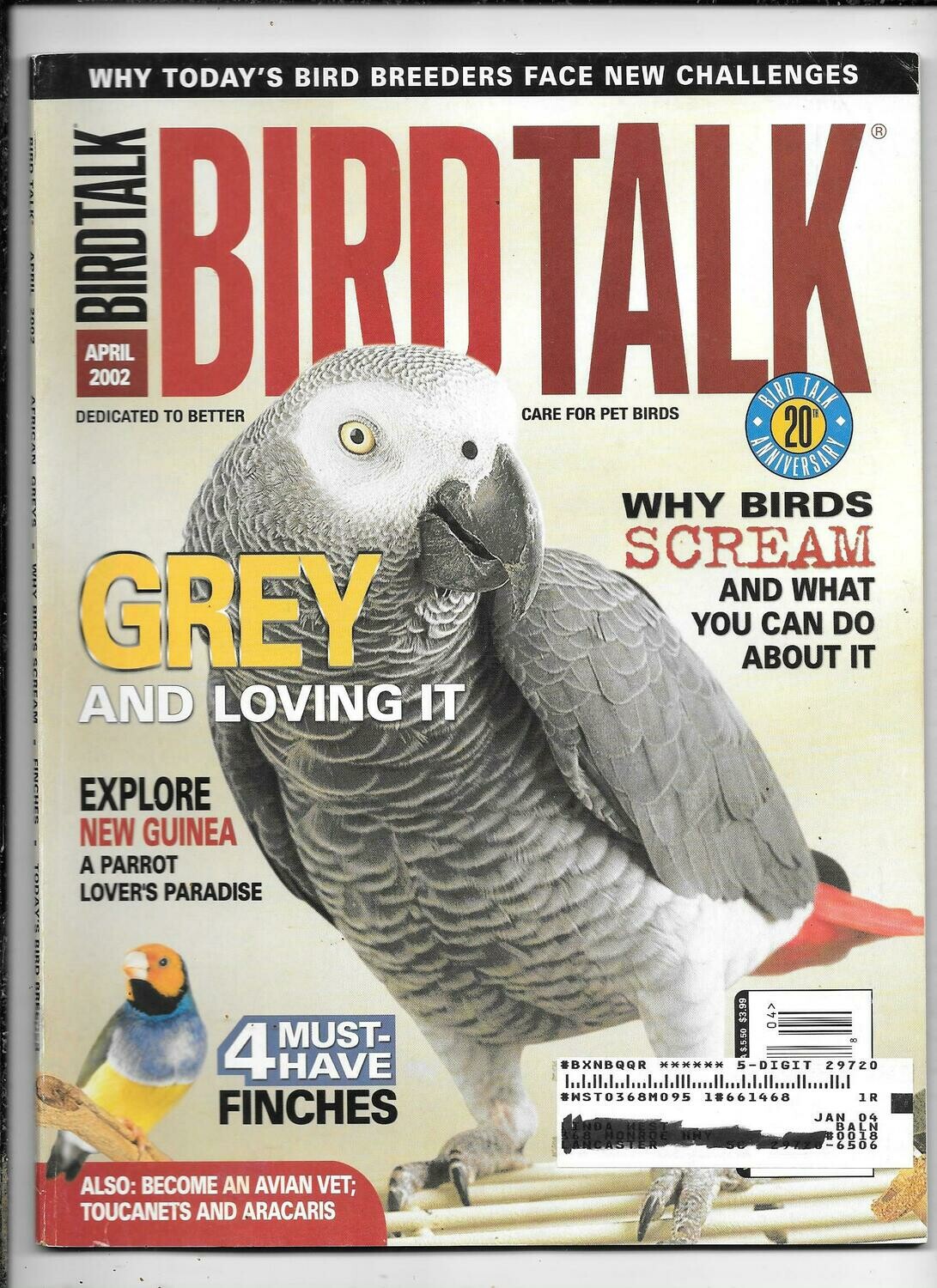 ​​BirdTalk Magazine April 2002