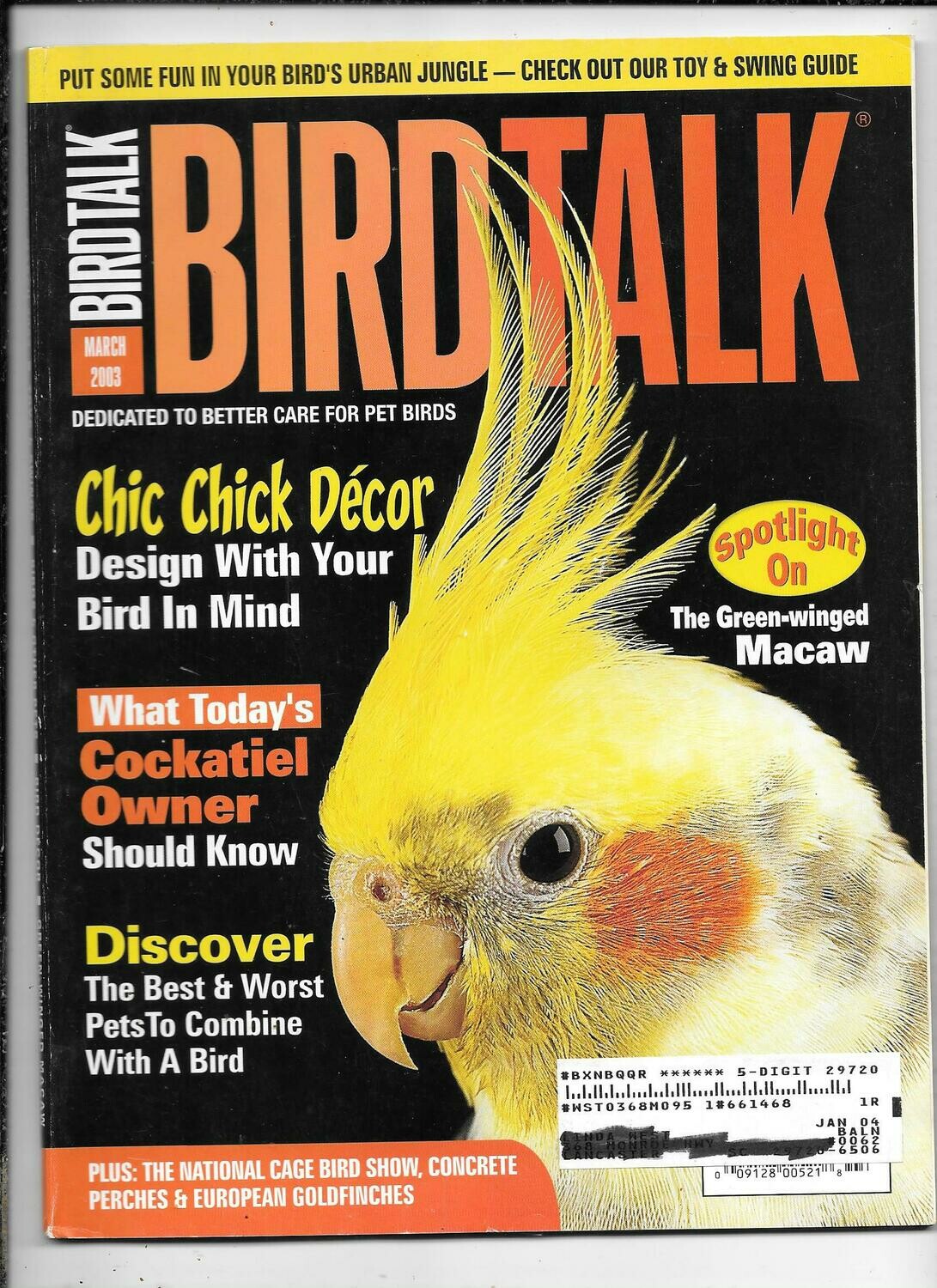 ​​BirdTalk Magazine March 2003