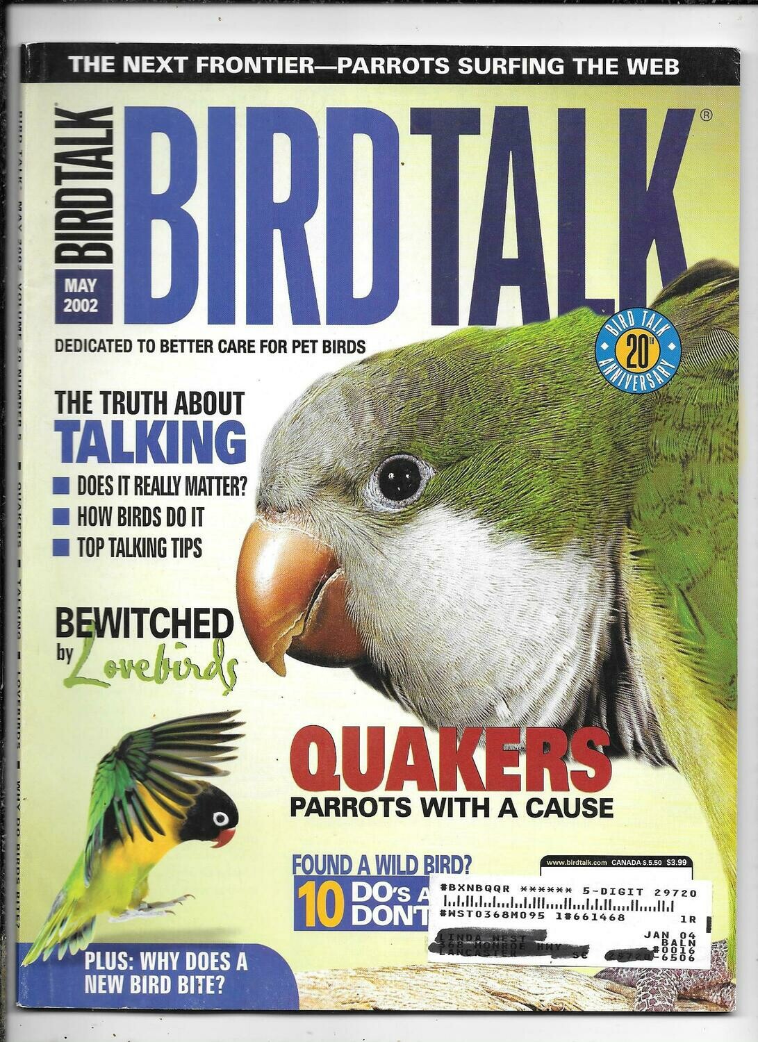 ​BirdTalk Magazine May 2002