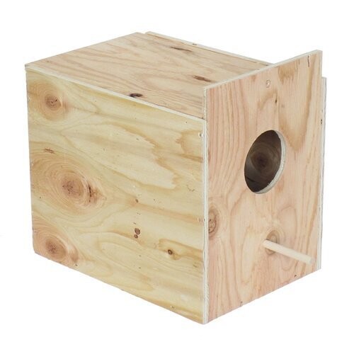 Lovebird Nest Box with shipping included.