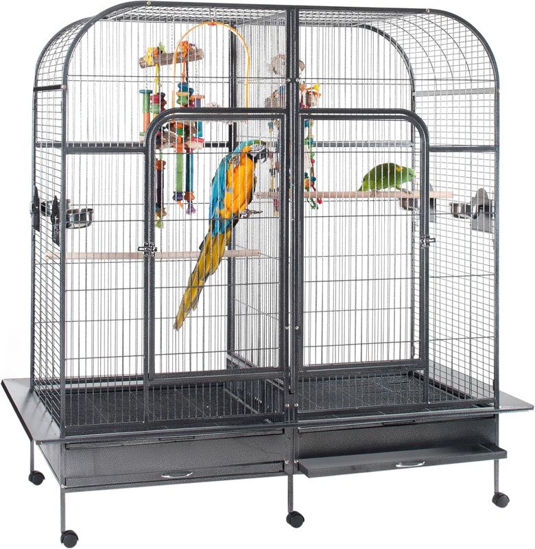 Large Parrot Cages - Easy To Clean Large Parrot Cages With Premium Materials