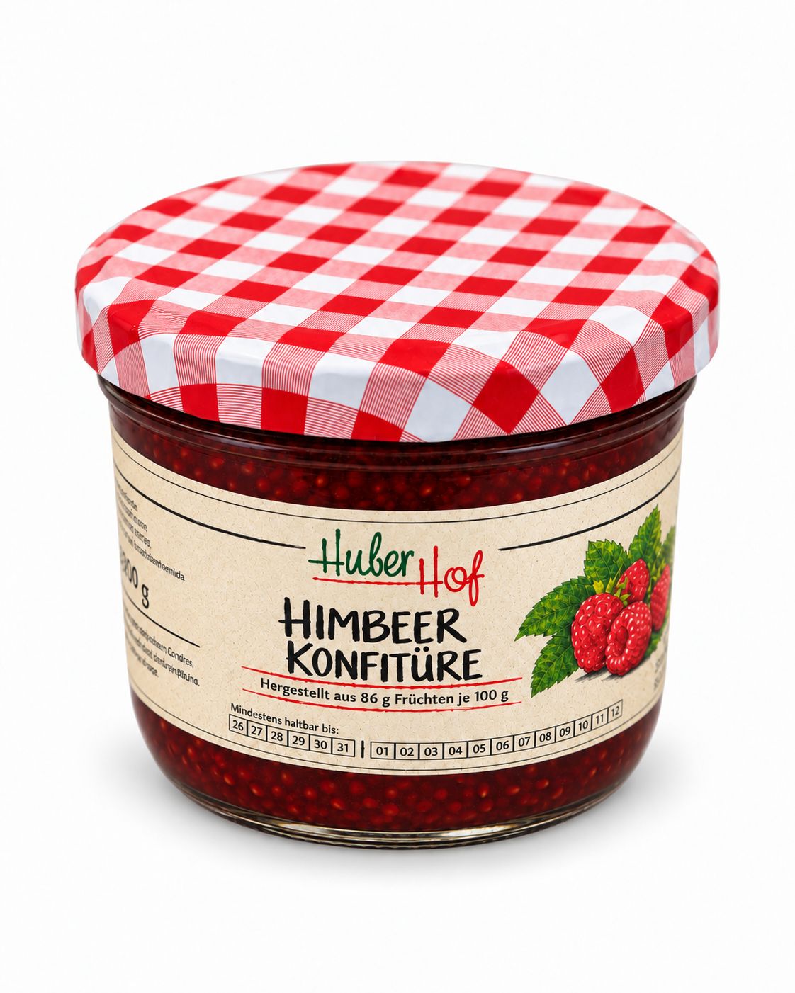 Himbeer Konfitüre aus eigenem Anbau – Handgemacht vom Hof Himbeer Konfitüre aus eigenem Anbau – Handgemacht vom Hof