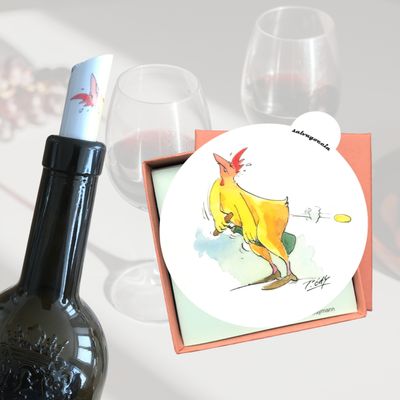 Peter Gaymann "Korkenzieherhuhn²