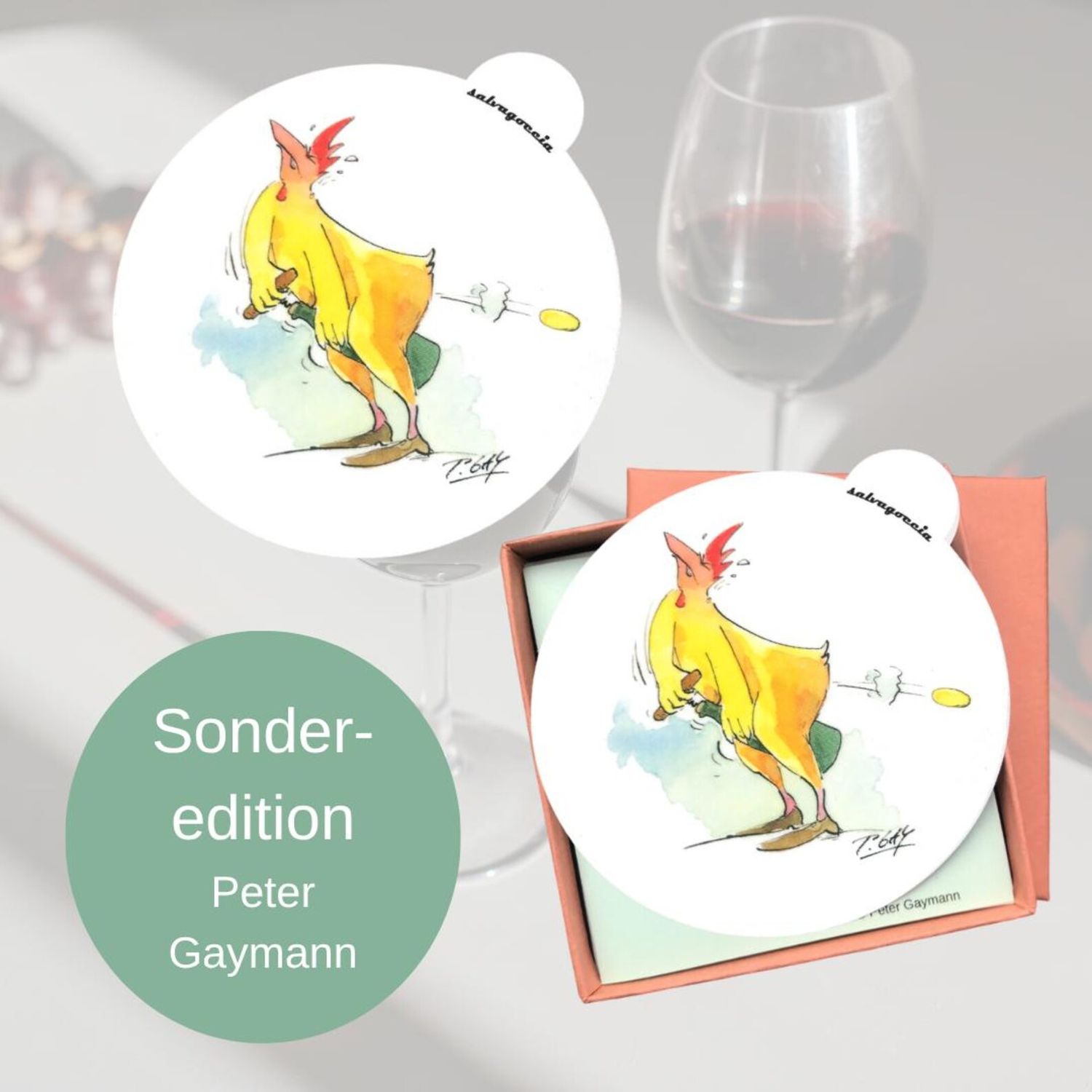 Peter Gaymann "Korkenzieherhuhn²