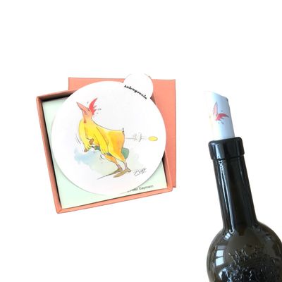 Peter Gaymann "Korkenzieherhuhn"