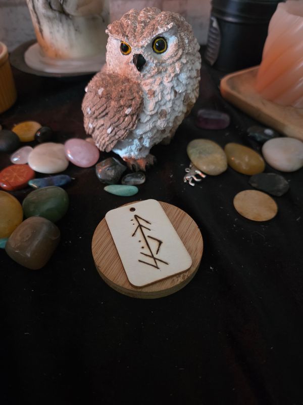 Bindrune Pyrograver : Protection contre la magie noire