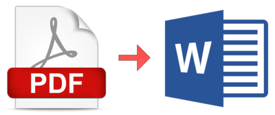 Transform Exported PDF to MS Word
