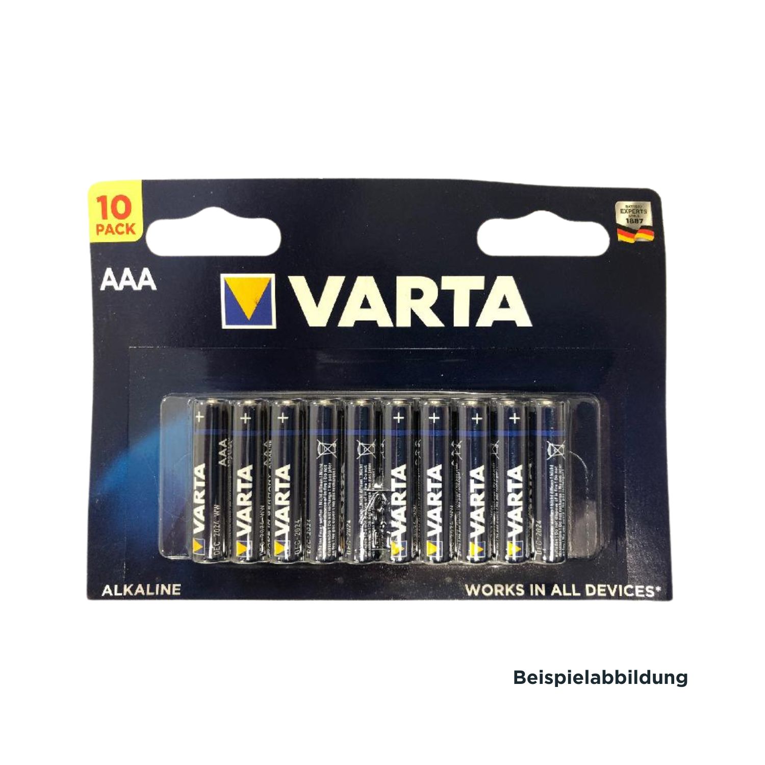 10 x Varta AAA Batterien Pack 10 x Varta AAA Batterien Pack