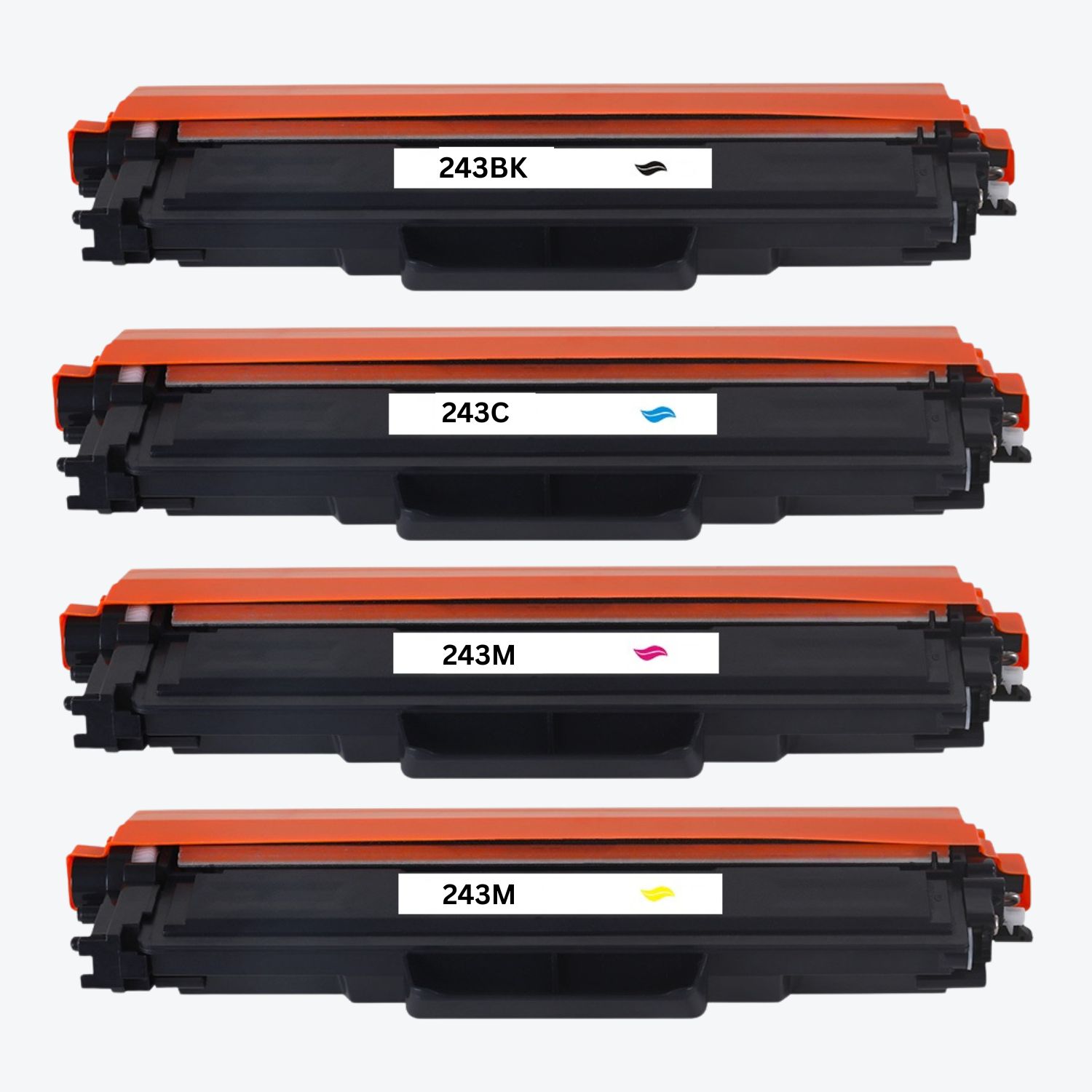 Toner-Set, alternativ zu Brother TN-243CMYK (1.000 Seiten | je Farbe)