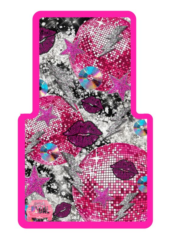 KESHA Printed Car Mat x 2