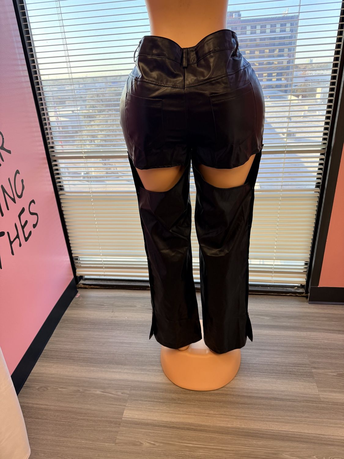 MIDNIGHT EDGE CUTOUT PANTS