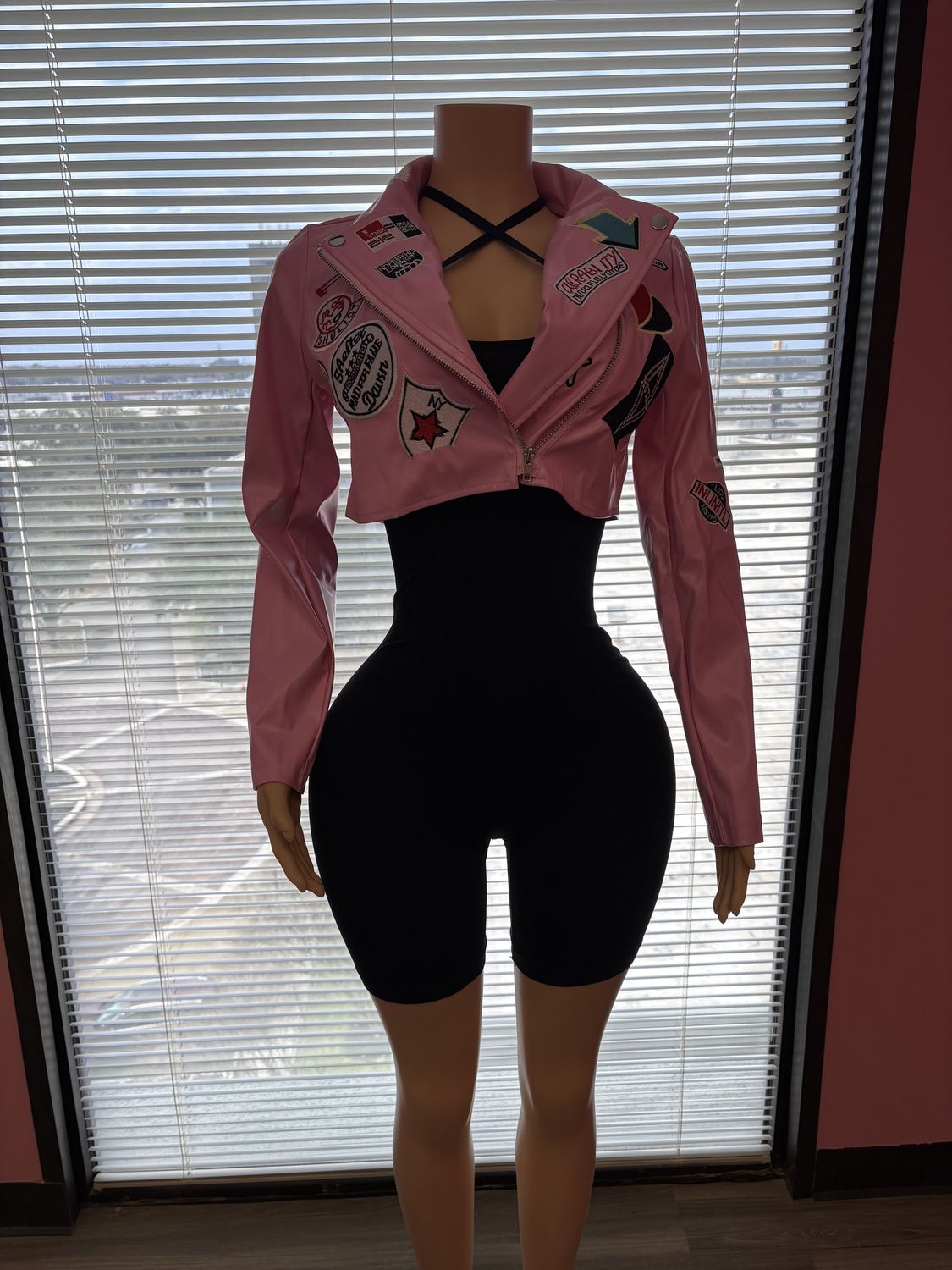 PINK PATCH JACKET