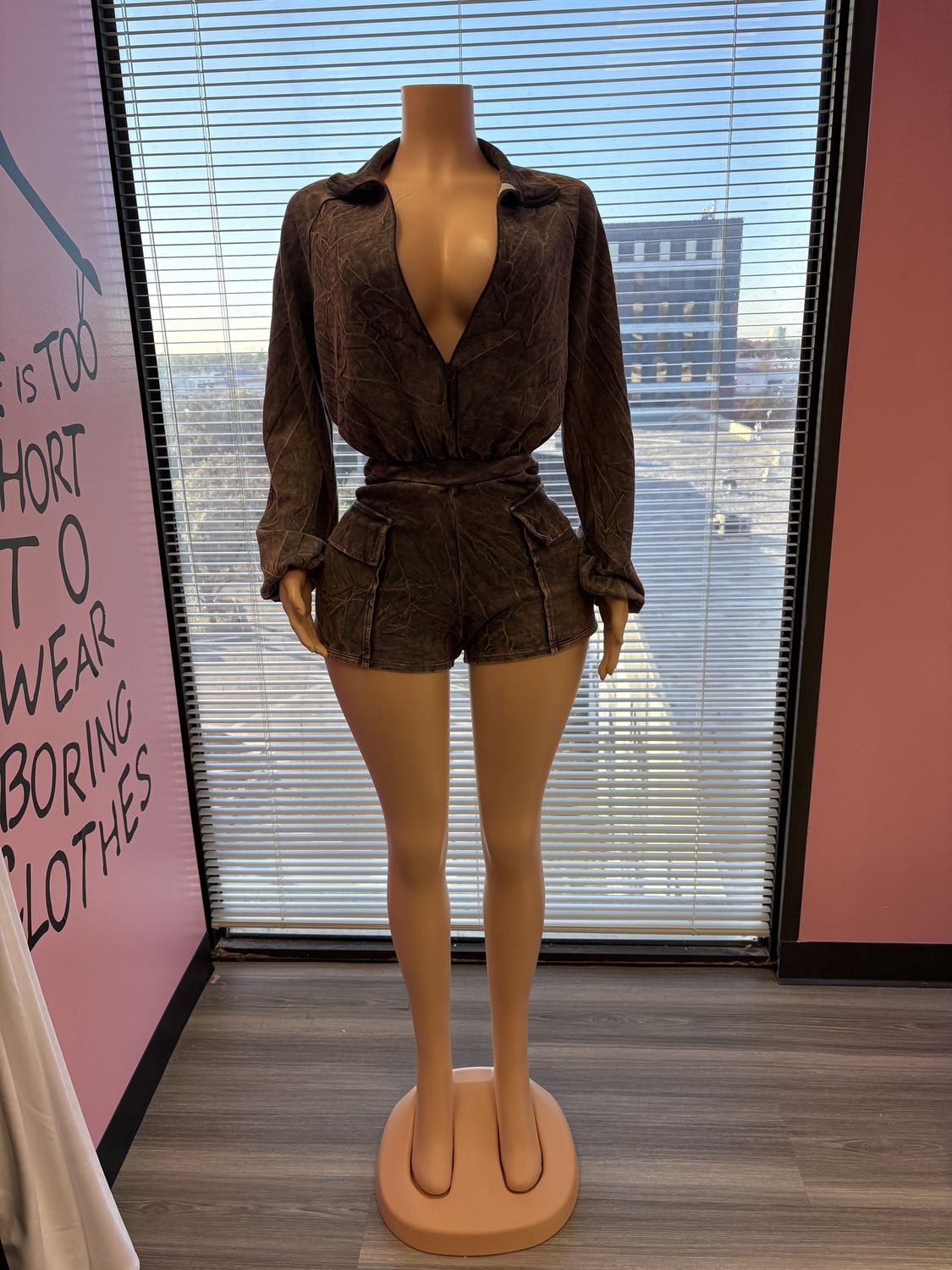 MOCHA MUSE ROMPER
