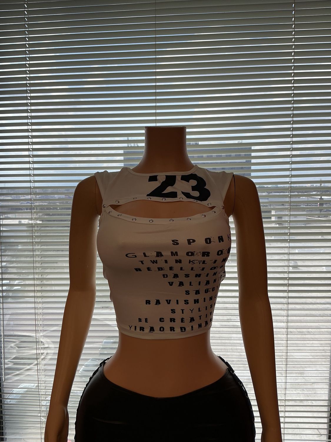 Cutout crop top