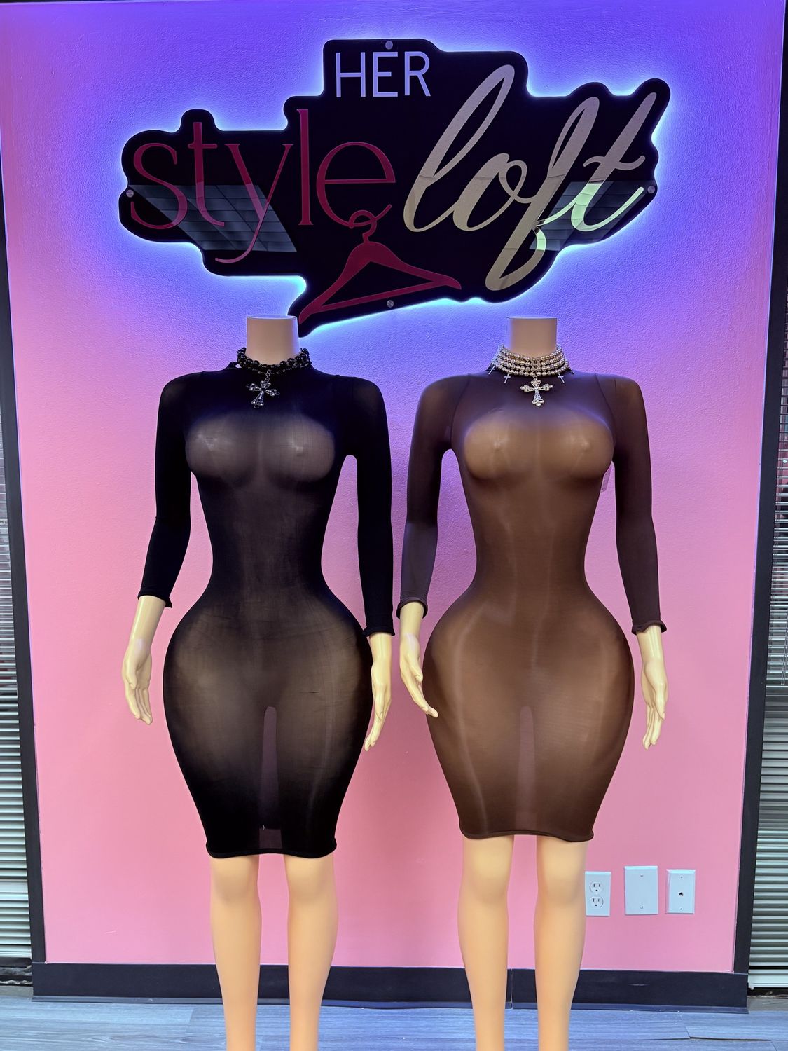 Mesh dress
