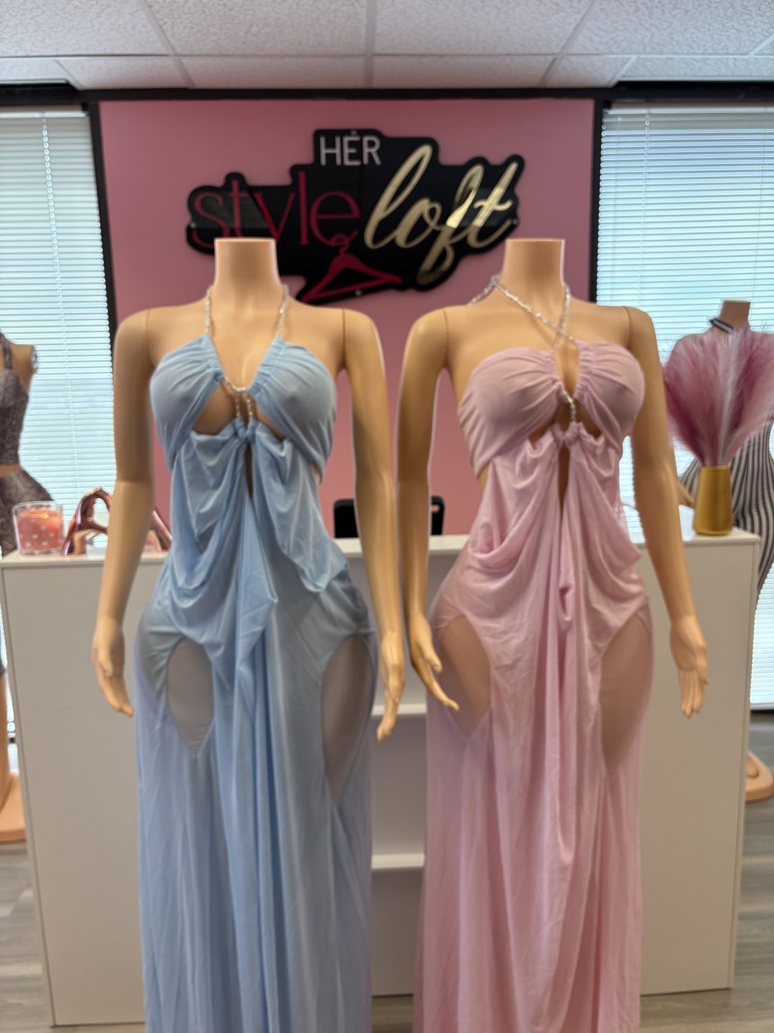 Soft glam maxi dress