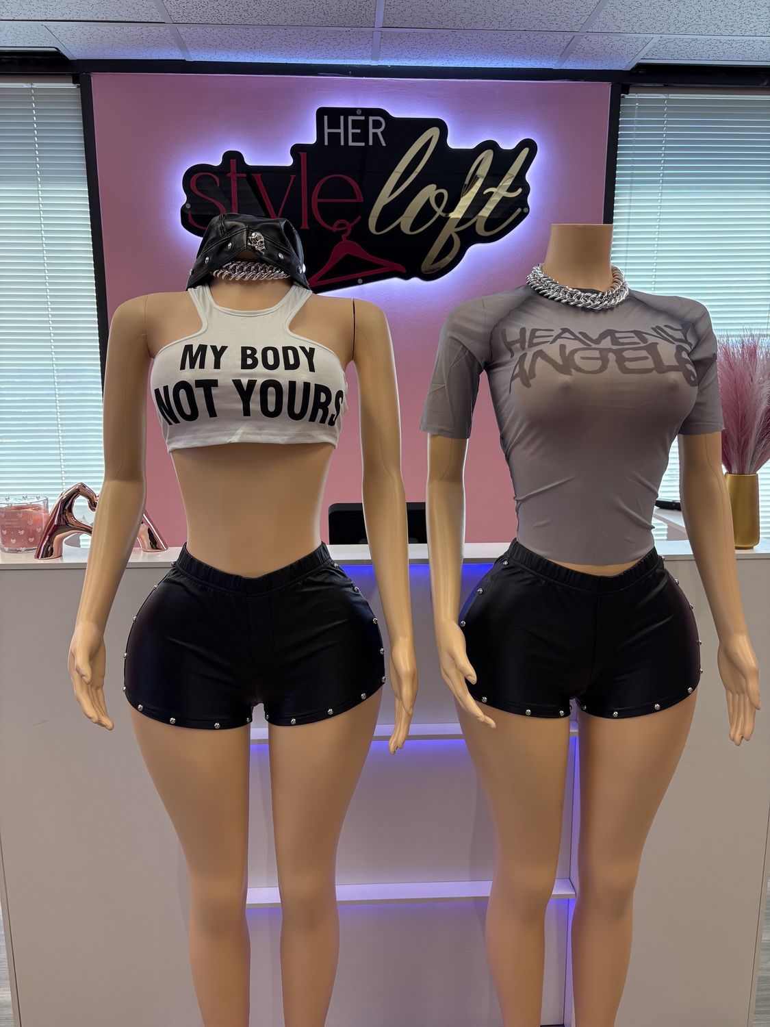 Biker short set