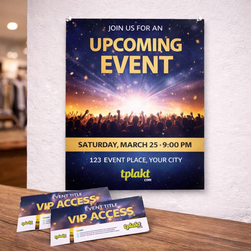 Affiches &amp; Inkomkaarten