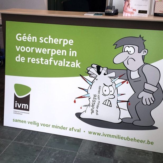 Belettering op panelen