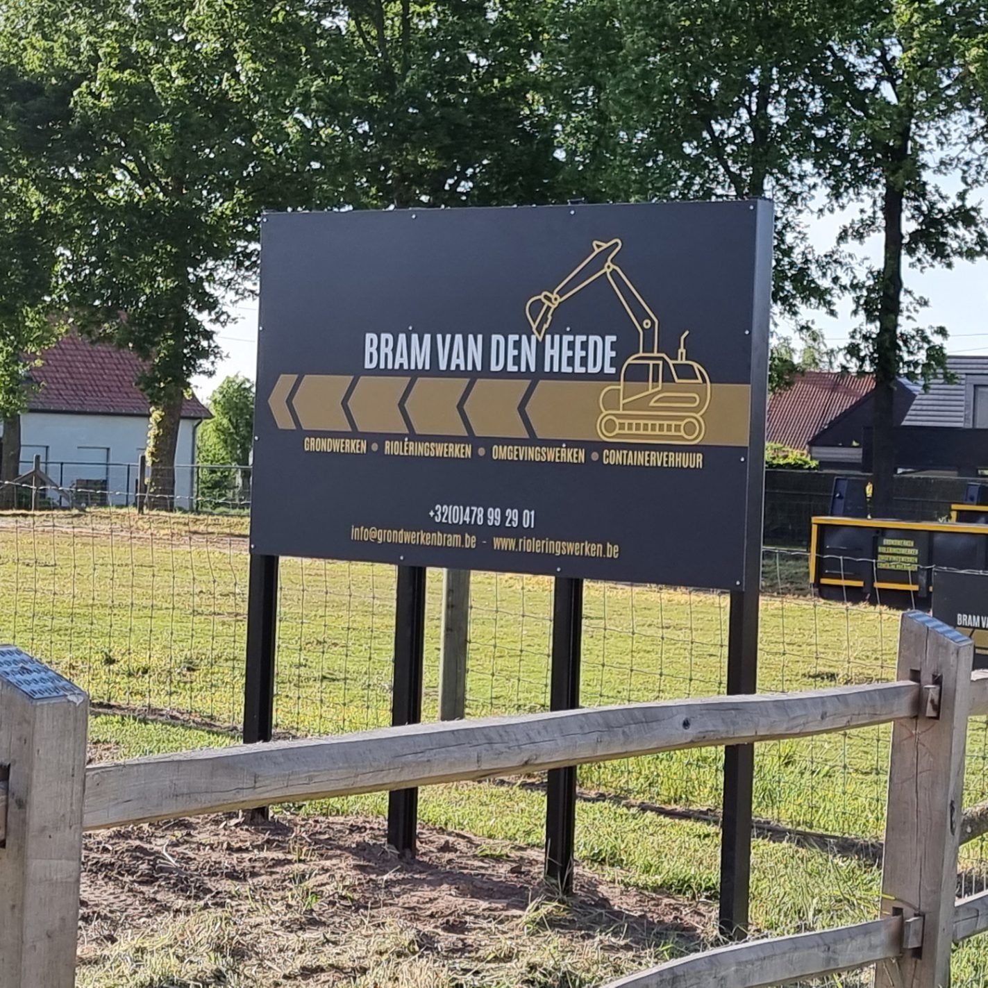 Belettering op panelen