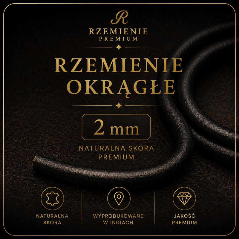 Rzemienie okrągłe 2mm