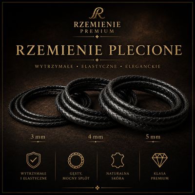 🧵 Rzemienie plecione
