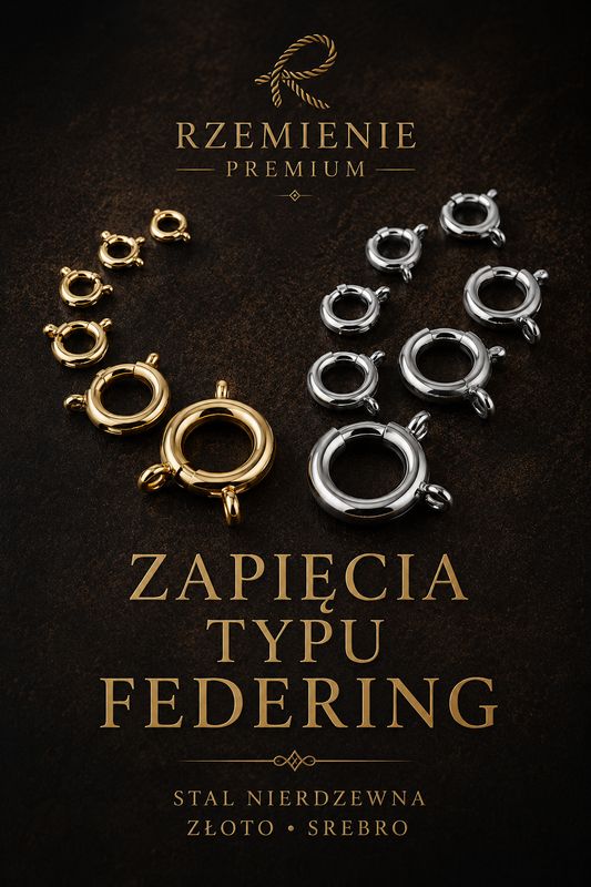 Zapięcia metalowe typu Federing