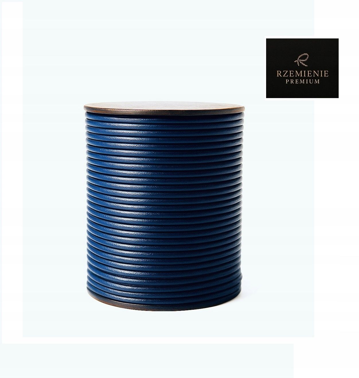 Rzemień Jubilerski okrągły granatowy 2 mm klasa PREMIUM