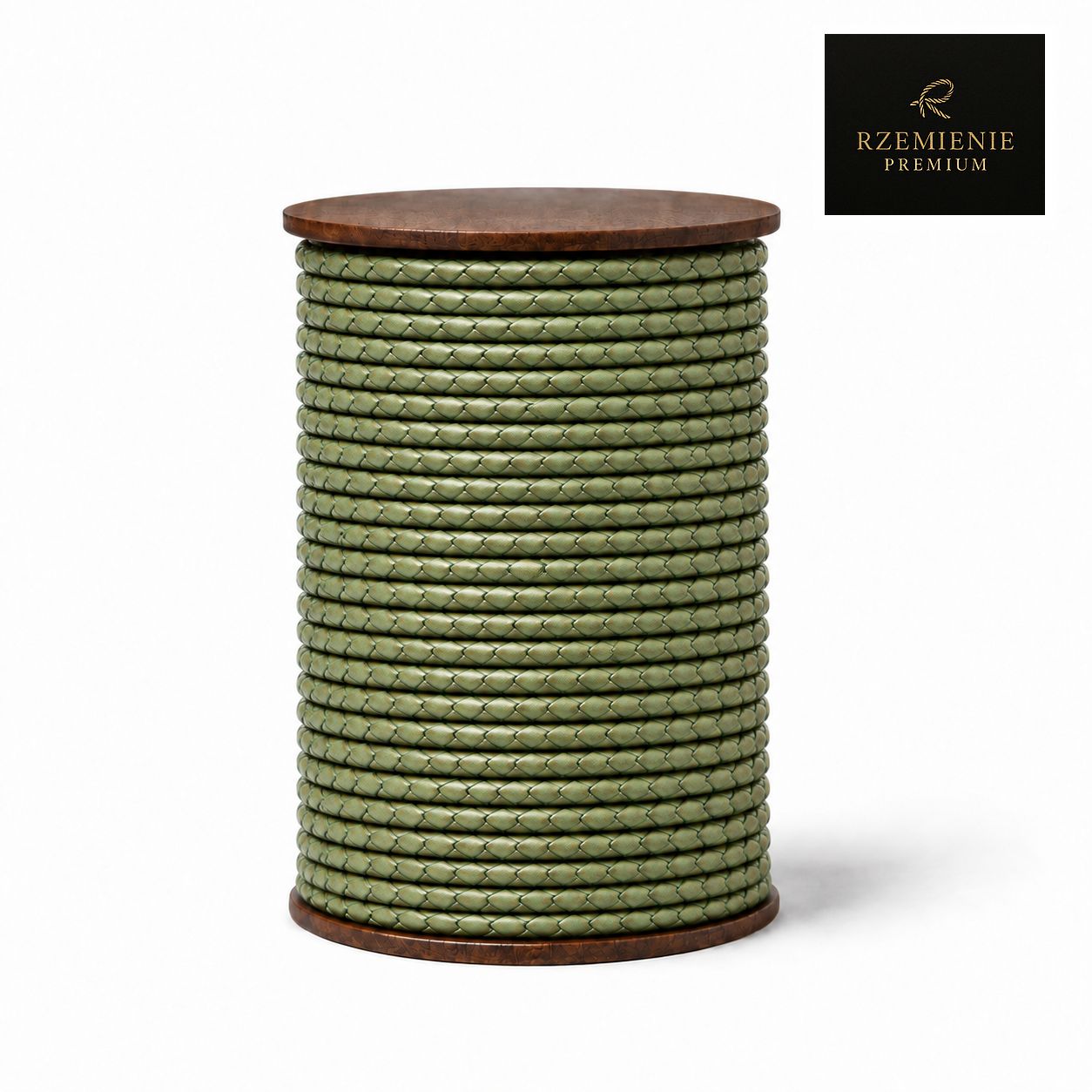 Rzemień Jubilerski pleciony Antique Olive 3 mm klasa PREMIUM