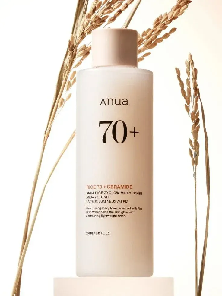 ANUA. RICE 70 GLOW MILKY TONER 250ml