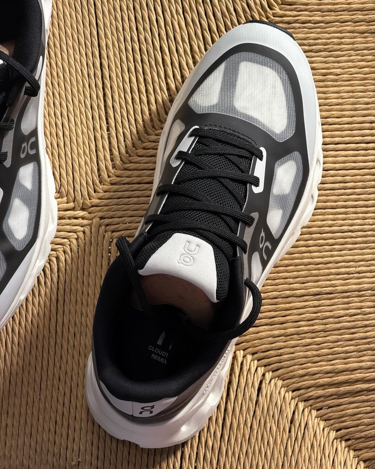 ON Cloud Tilt Remix All Day Trainers - Black White