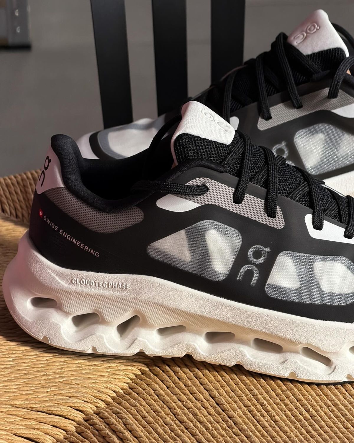 ON Cloud Tilt Remix All Day Trainers - Black White
