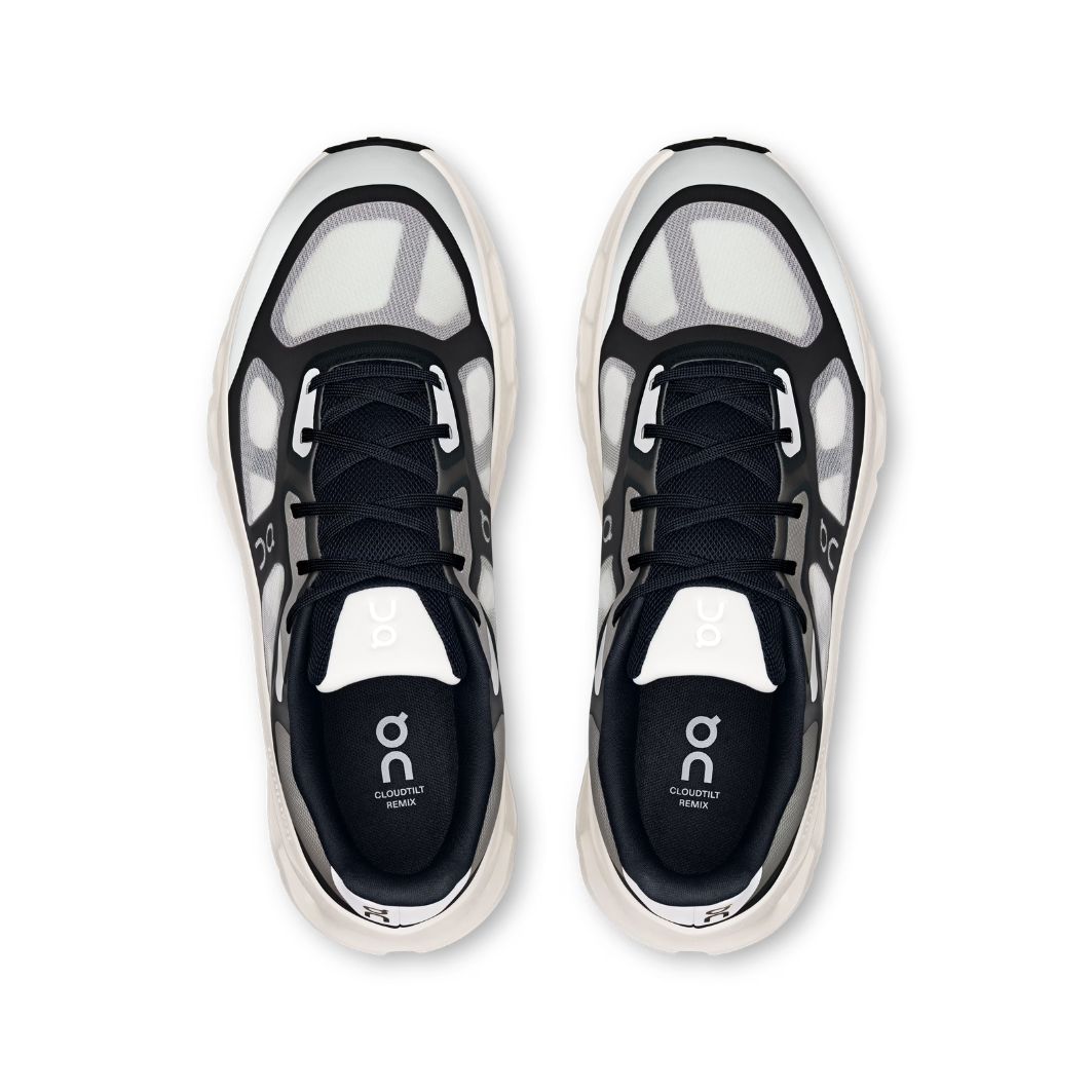ON Cloud Tilt Remix All Day Trainers - Black White