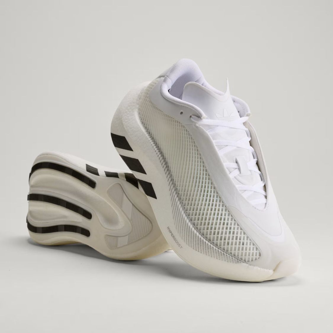 Adidas HYPERBOOST Waterproof PRO Running Shoe - White Black