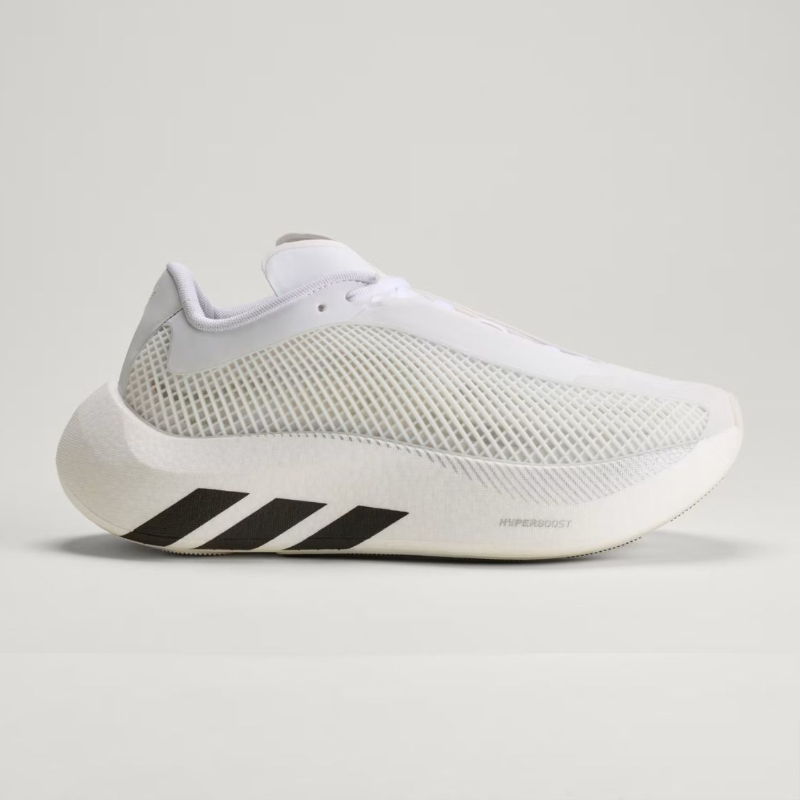 Adidas HYPERBOOST Waterproof PRO Running Shoe - White Black