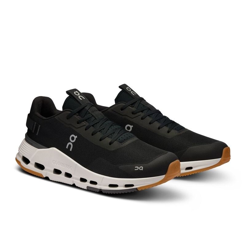 On Cloudnova Form 2 Black / Ivory Running Shoes