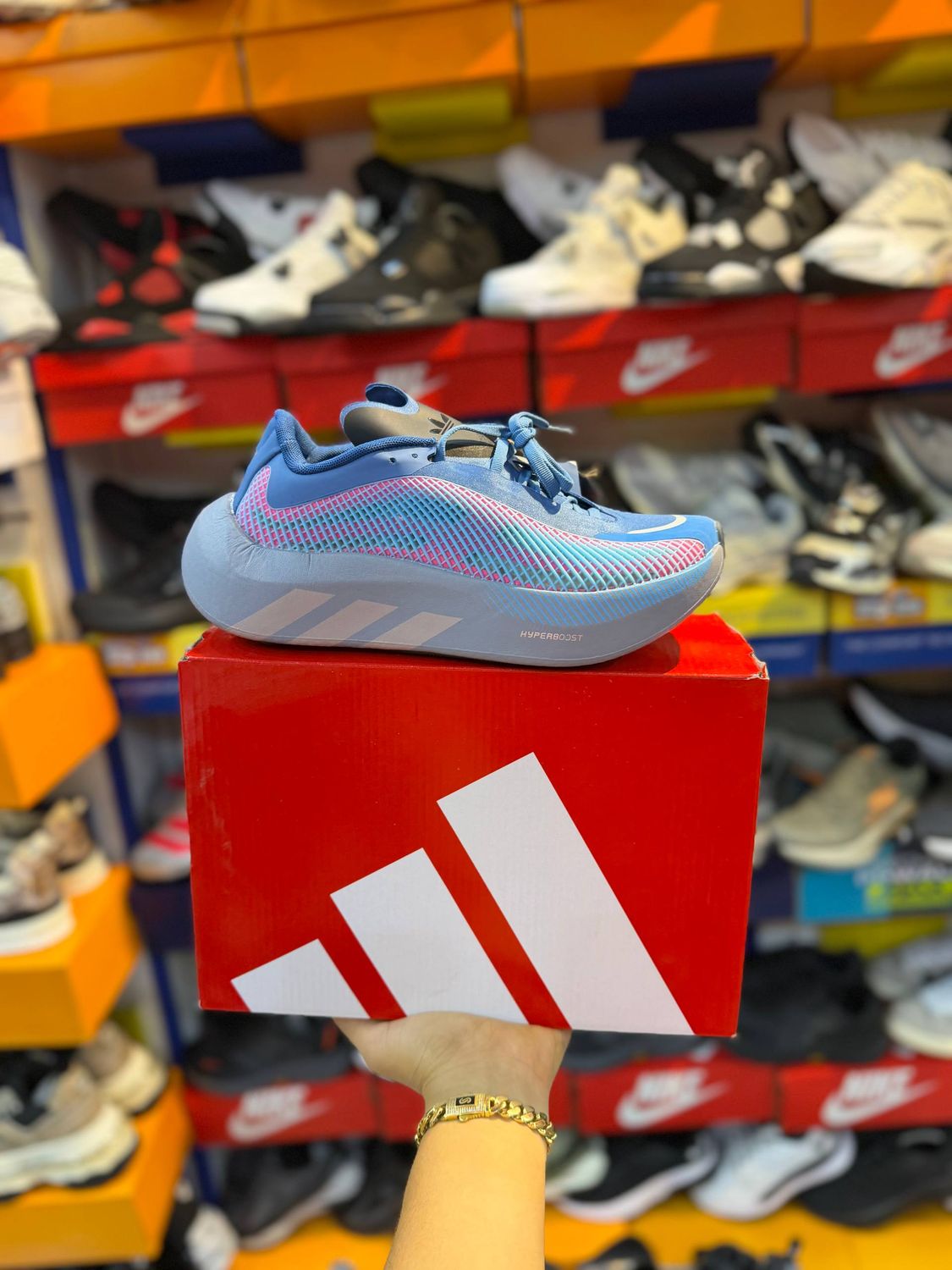 Adidas HYPERBOOST Waterproof PRO - Blue