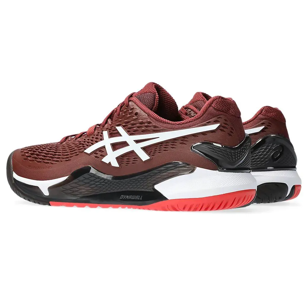 Asics Gel Resolution 9 - Antique Red White 2