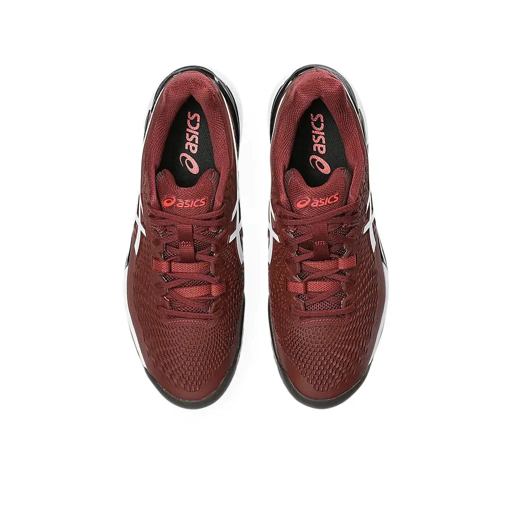 Asics Gel Resolution 9 - Antique Red White 2