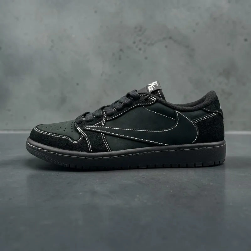 Travis Scott X Air Jordan 1 Low Black Phantom
