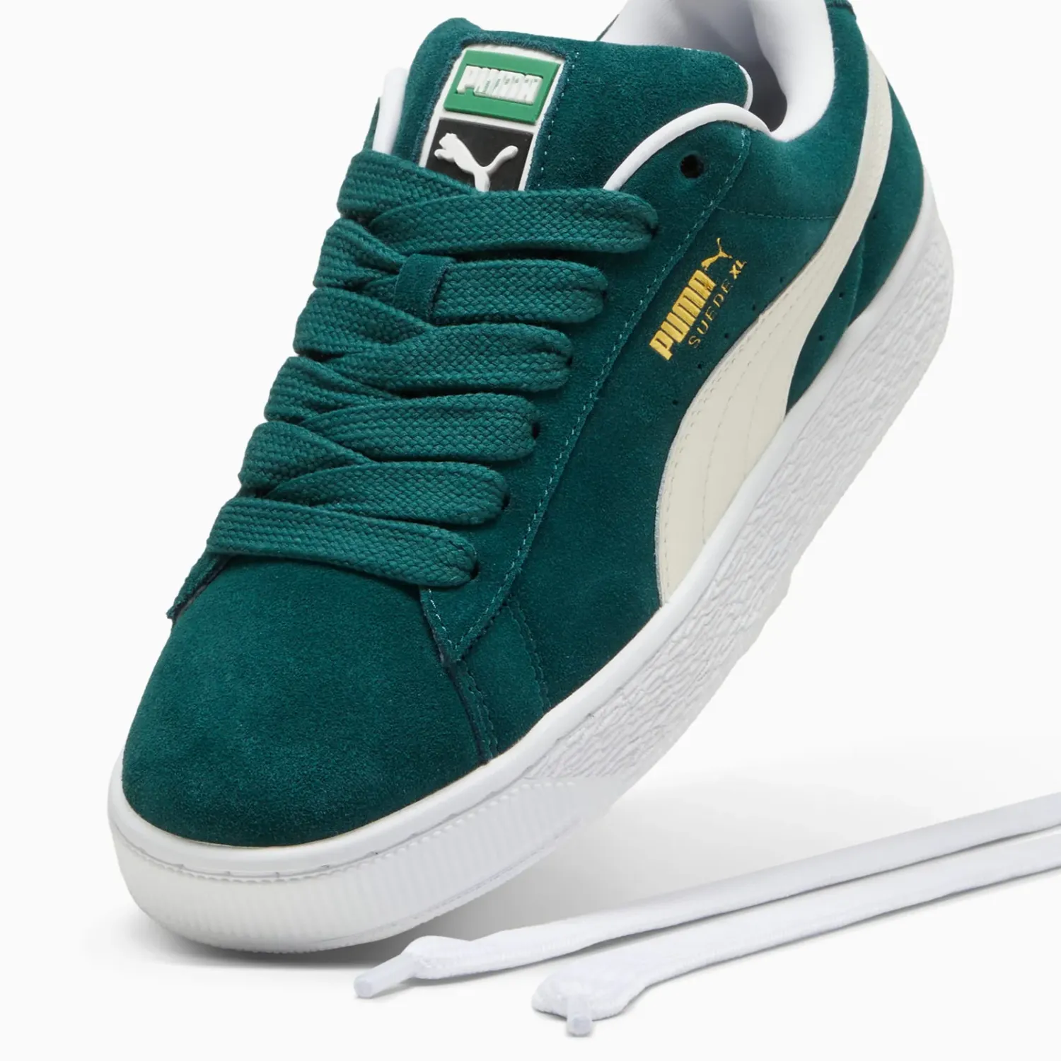 Puma Suede XL - Green White
