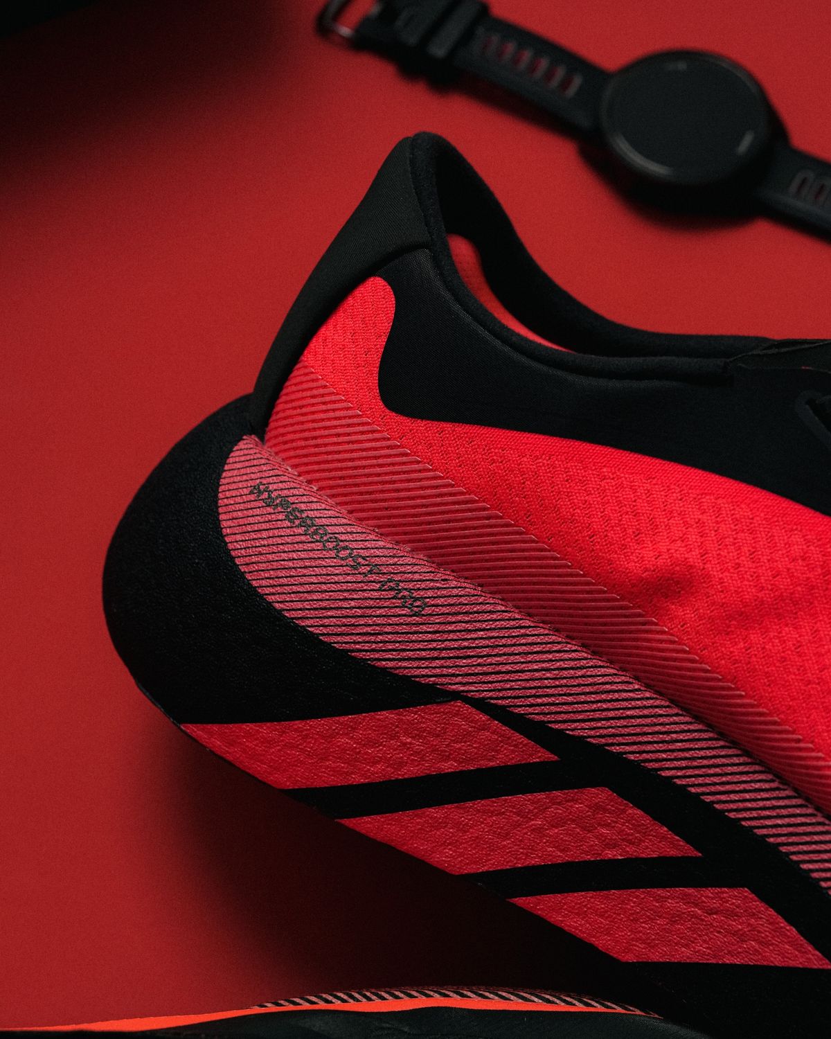 Adidas HYPERBOOST EDGE Running Shoes - Black Red