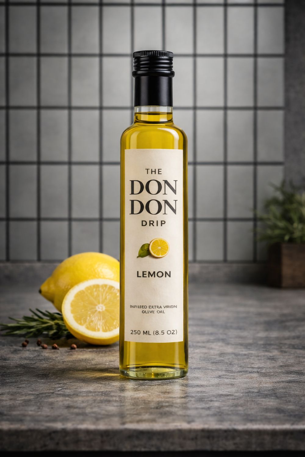🍋 The Don Don Drip Lemon Infused Olive Oil (12 oz)