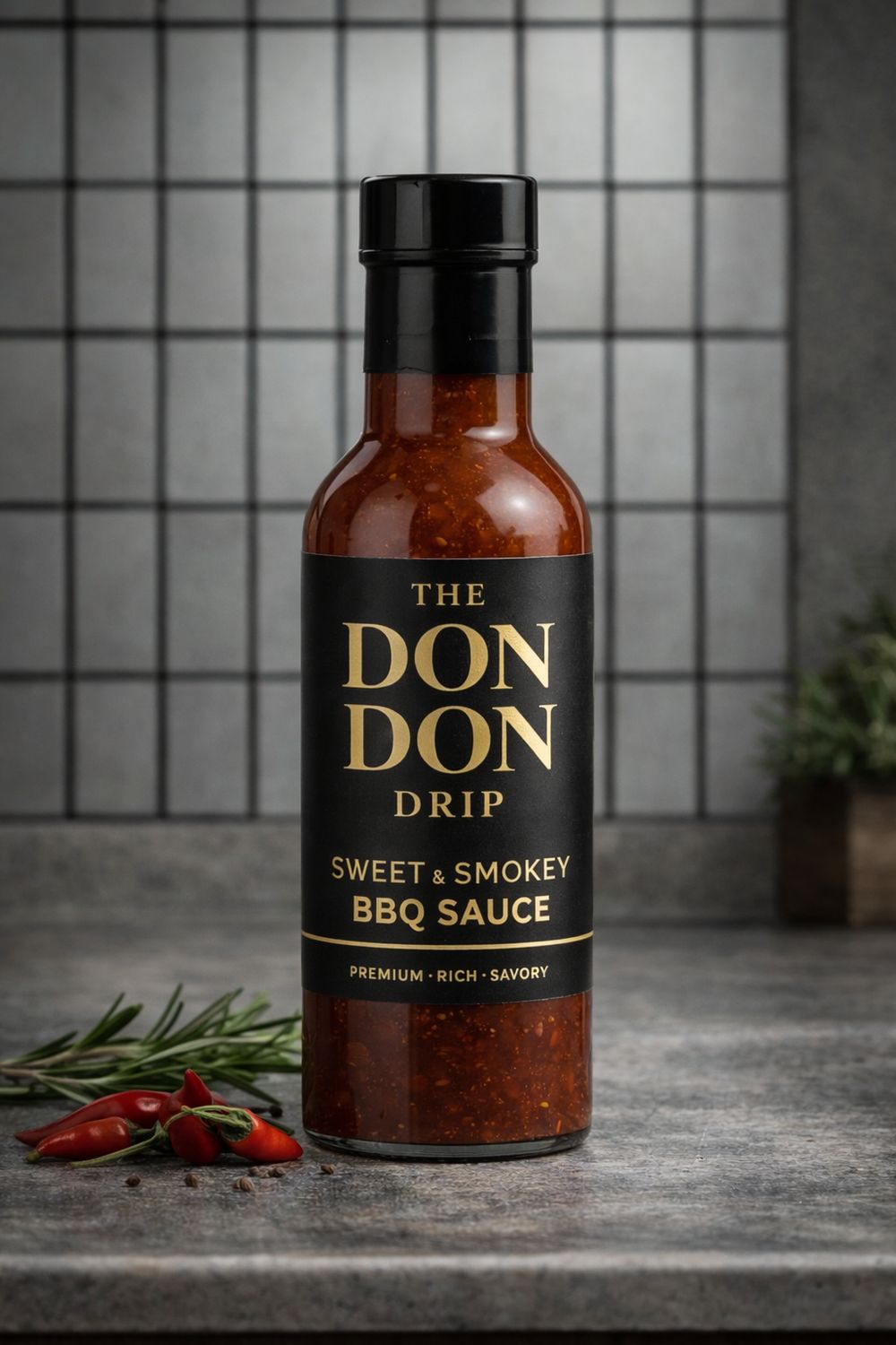 The Don Don Drip Sweet Smokey BBQ Sauce (12 oz)