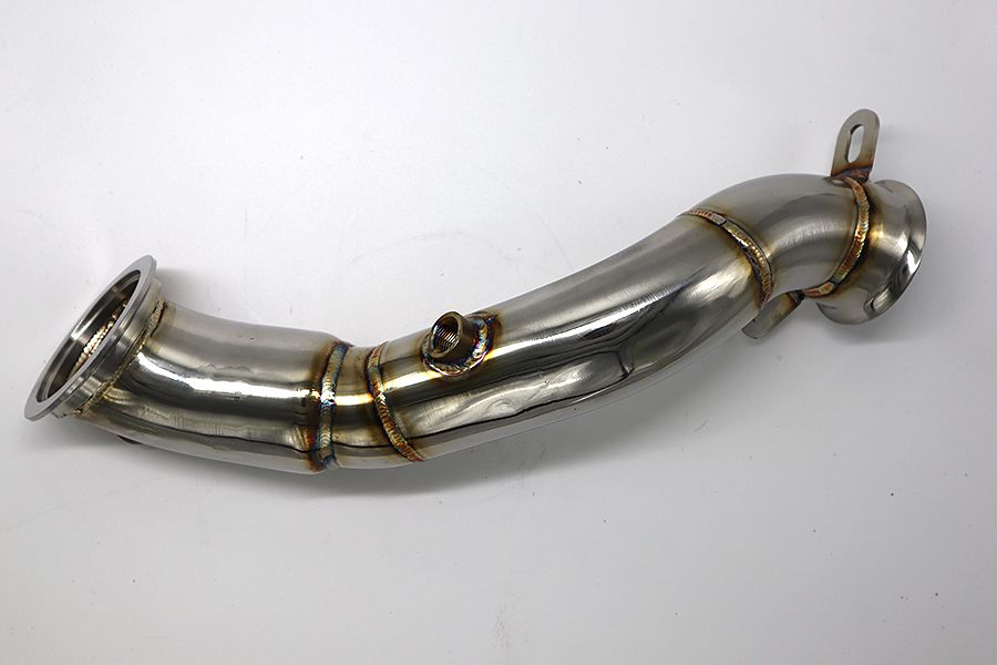Straight Downpipe for Mercedes Benz W205 1.5T - 2.0T (Right Hand Drive)