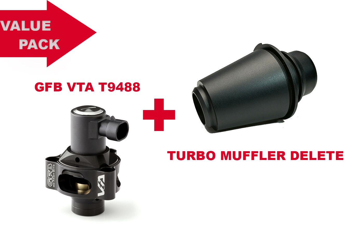 VALUE PACK- GFB VTA T9488 + Turbo Muffler Delete for MB W204