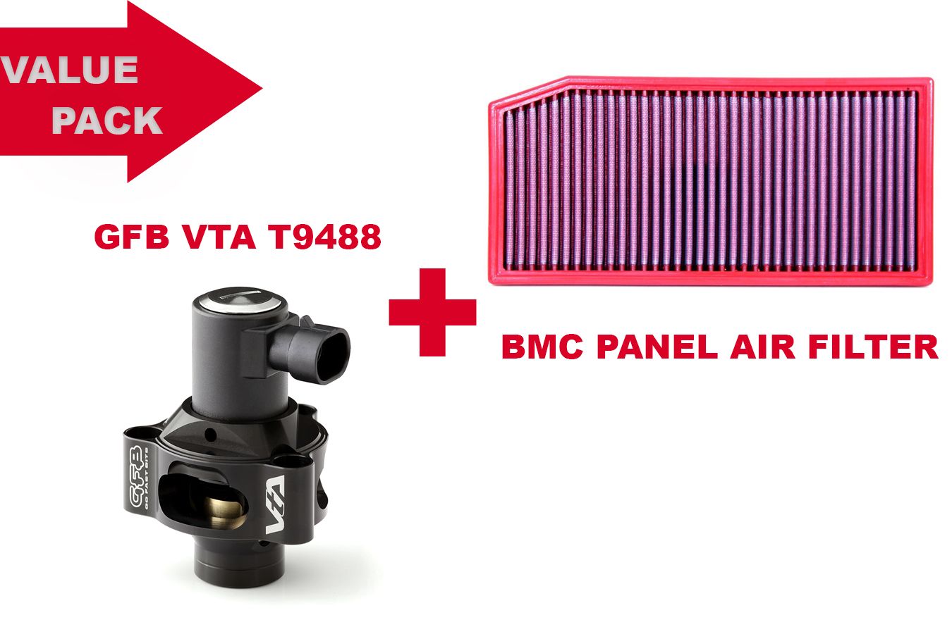 VALUE PACK- GFB VTA T9488 + BMC Panel AirFilter for MB W205 M264